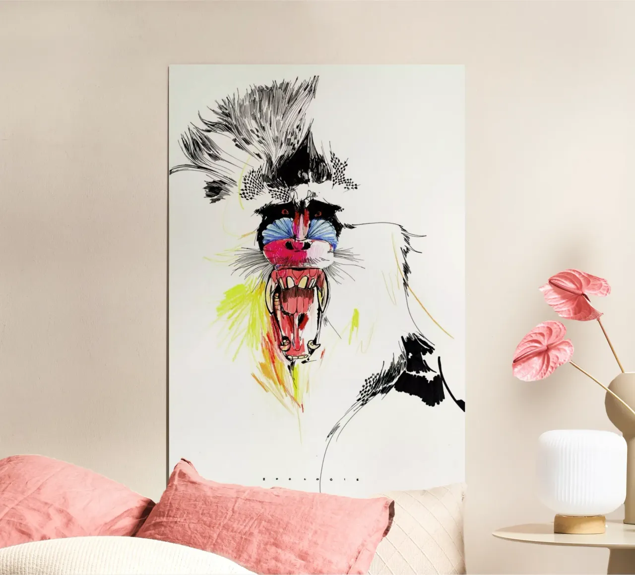 Baboon poster da Mala Alani