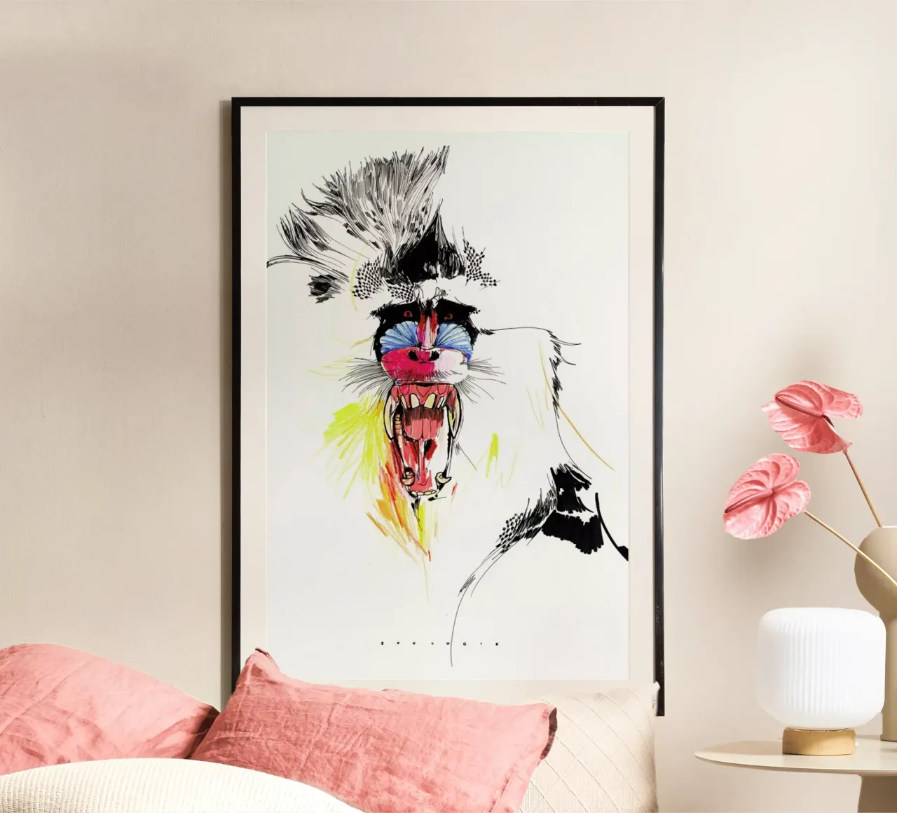 Baboon poster da Mala Alani