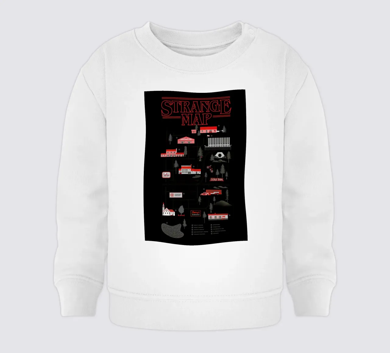 Strange Map felpa neonato da Róbert Farkas