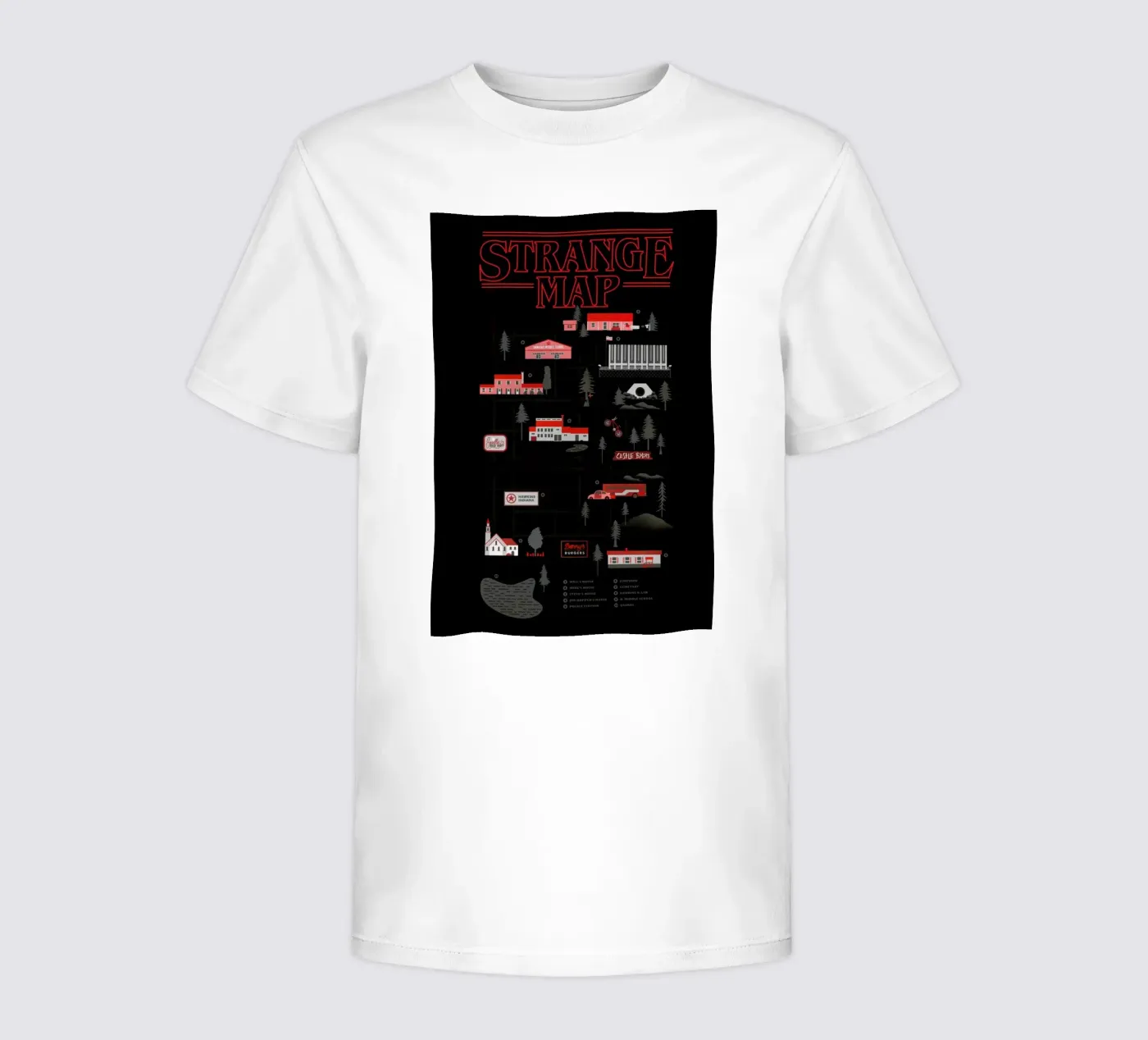 Strange Map t-shirt bambini da Róbert Farkas