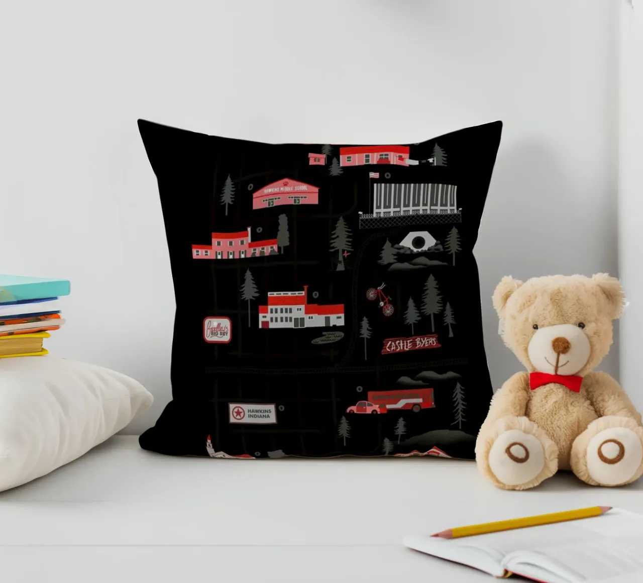 Strange Map cuscino da Róbert Farkas