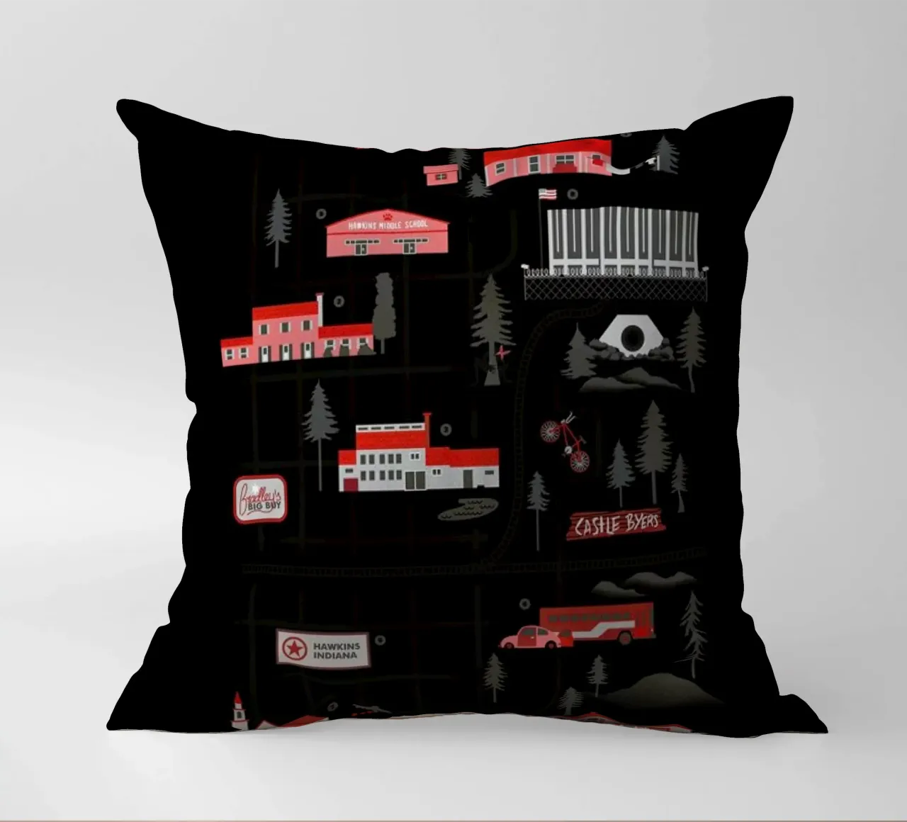 Strange Map cuscino da Róbert Farkas