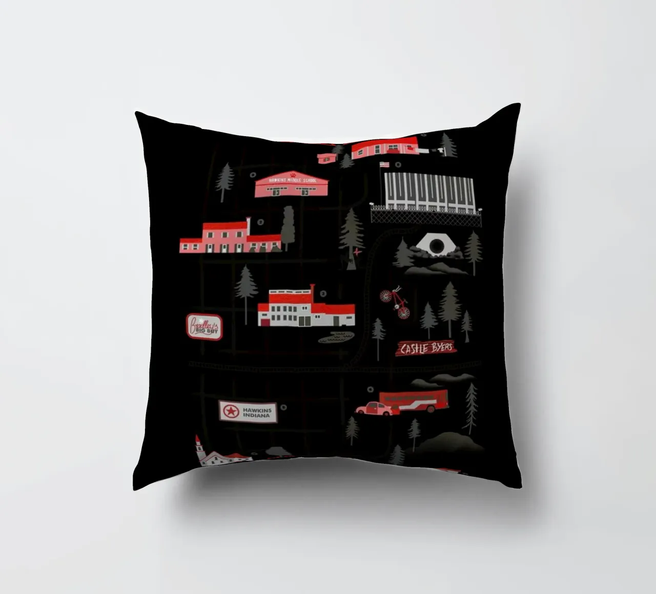 Strange Map cuscino da Róbert Farkas