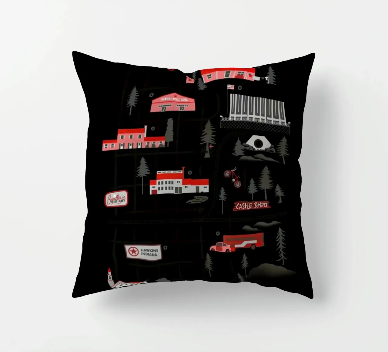 Strange Map cuscino da Róbert Farkas