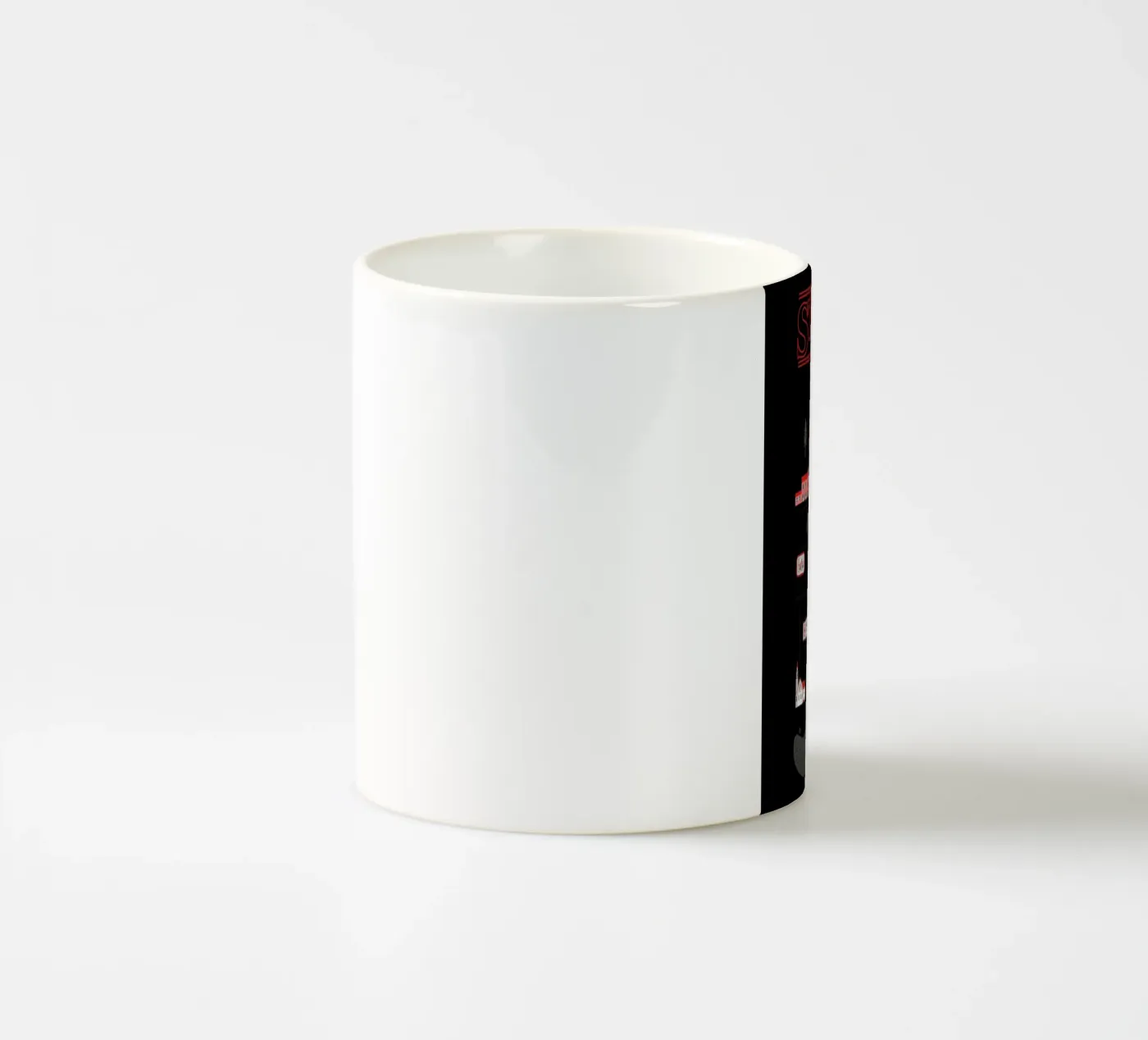 Strange Map ceramic mug by Róbert Farkas