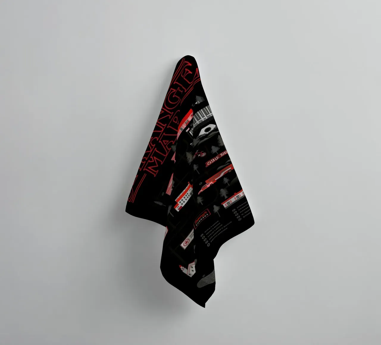 Strange Map asciugamano da bagno da Róbert Farkas