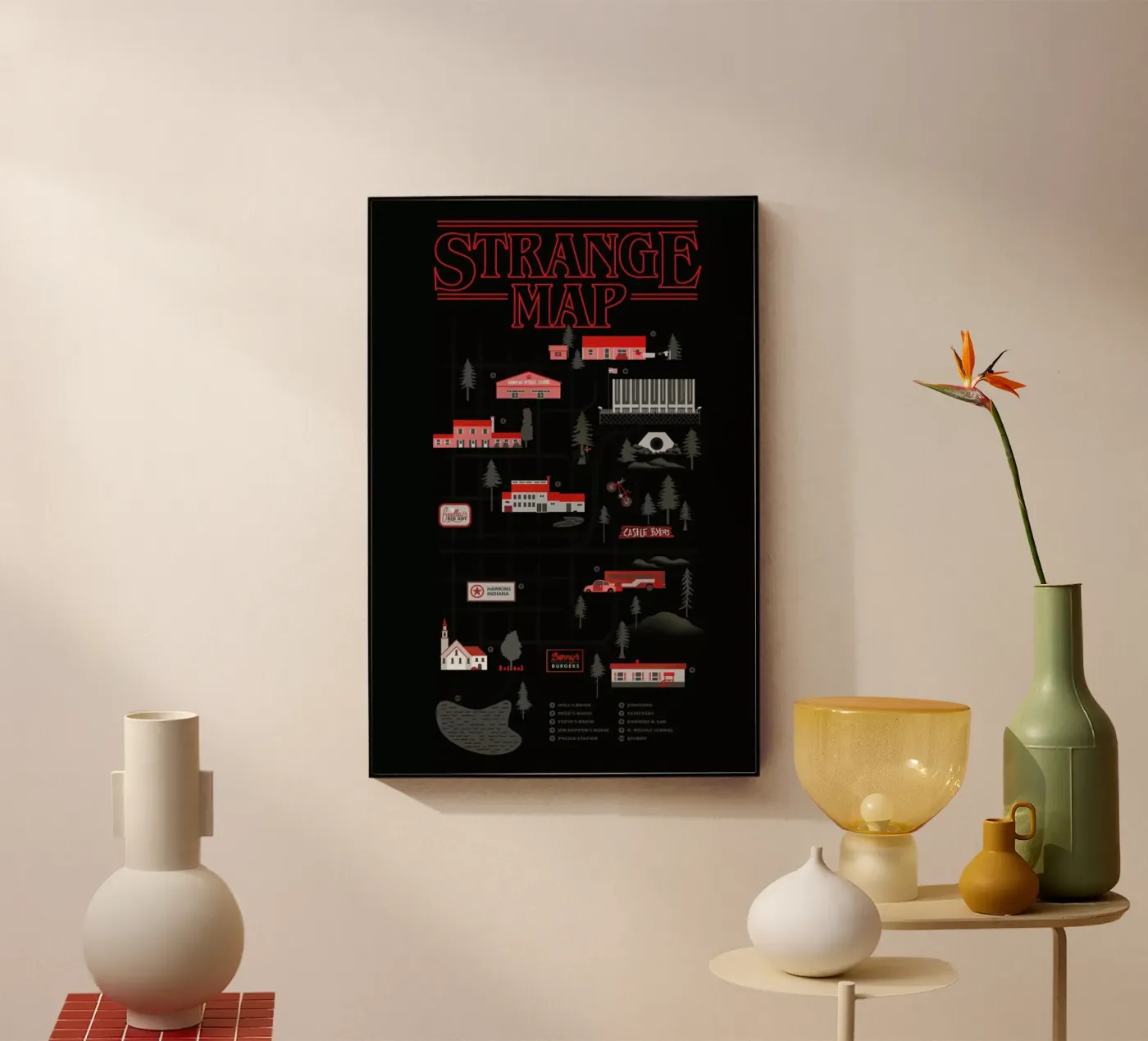 Strange Map plexiglas de Róbert Farkas