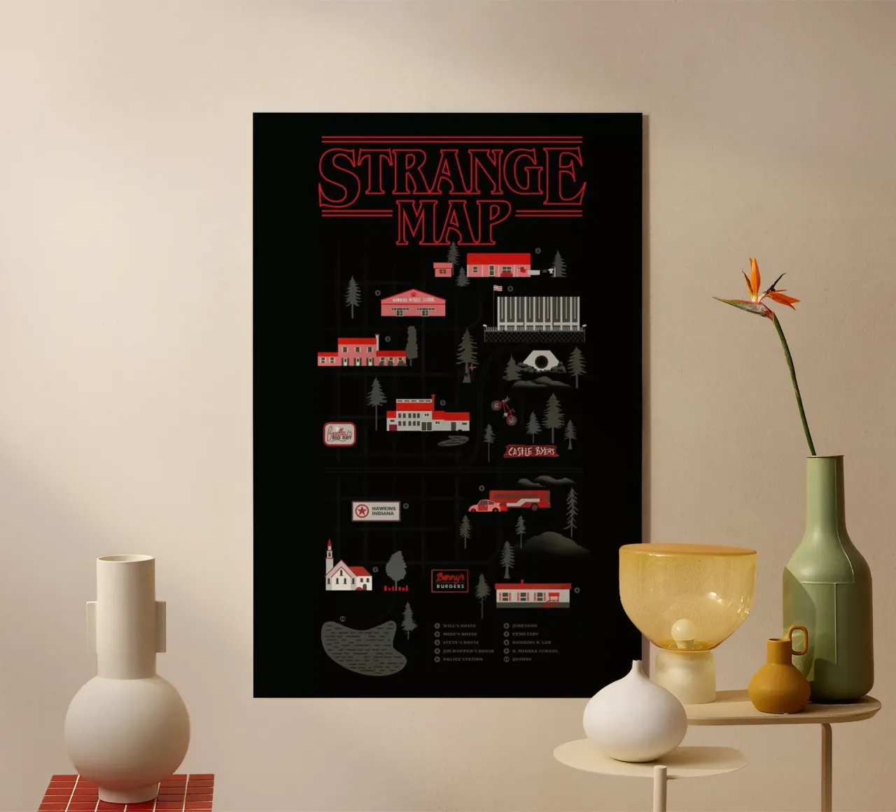 Strange Map plexiglass da Róbert Farkas