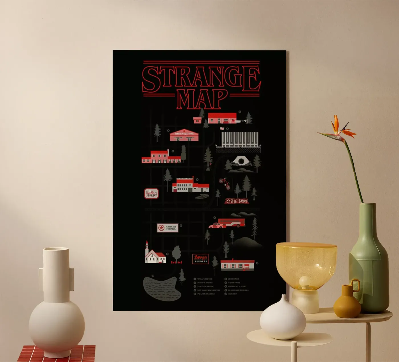 Strange Map plexiglas de Róbert Farkas