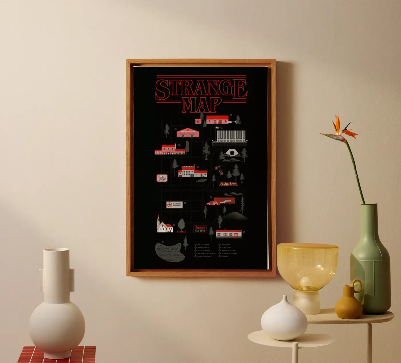 Strange Map tela da Róbert Farkas