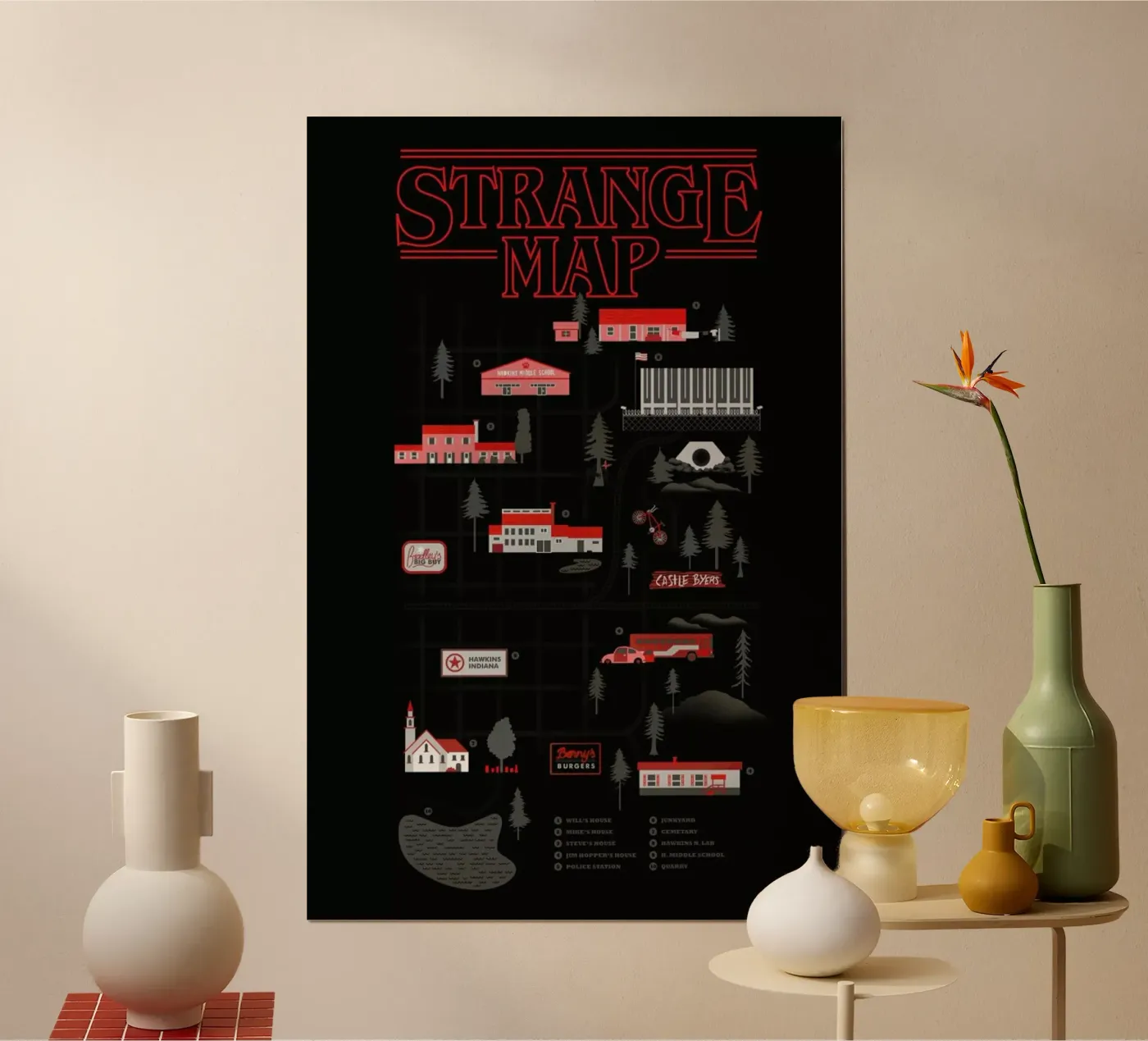 Strange Map poster de Róbert Farkas