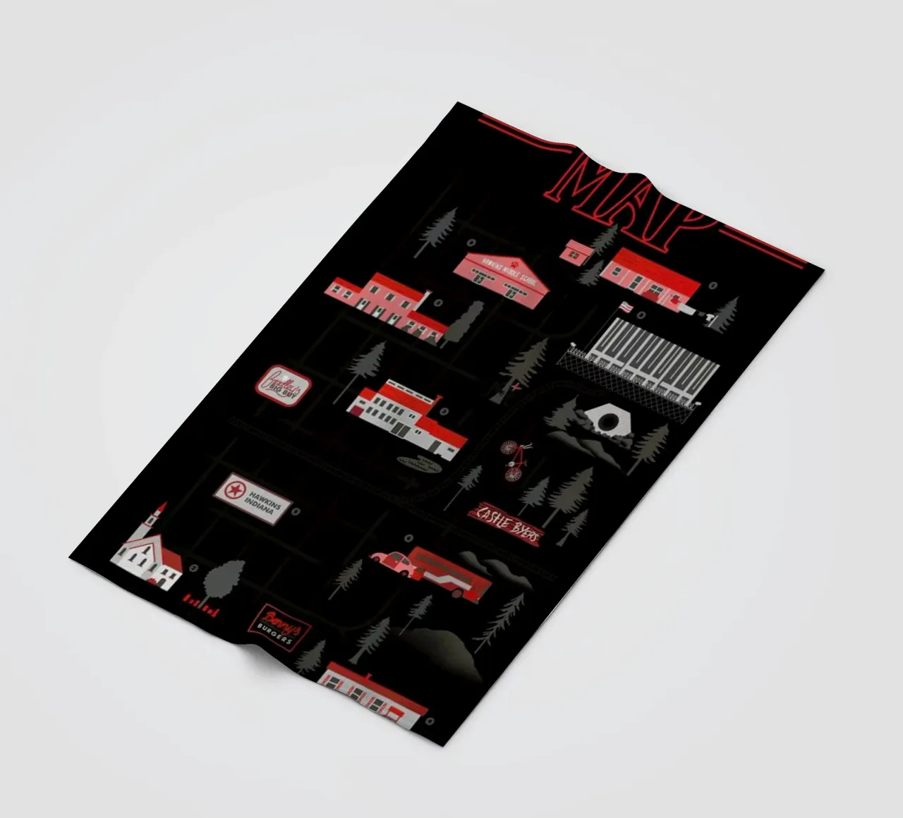 Strange Map coperta in pile da Róbert Farkas