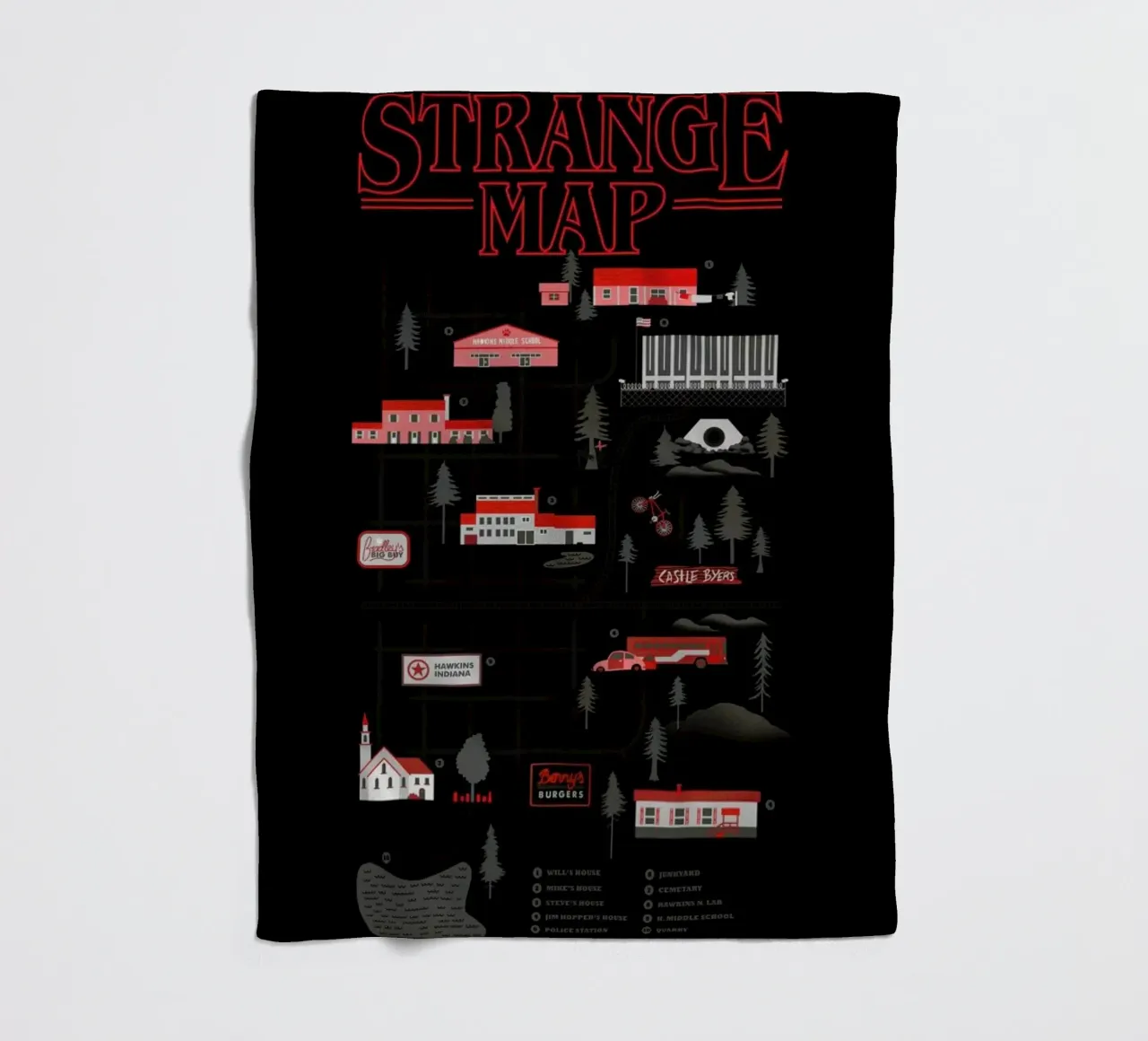 Strange Map coperta in pile da Róbert Farkas