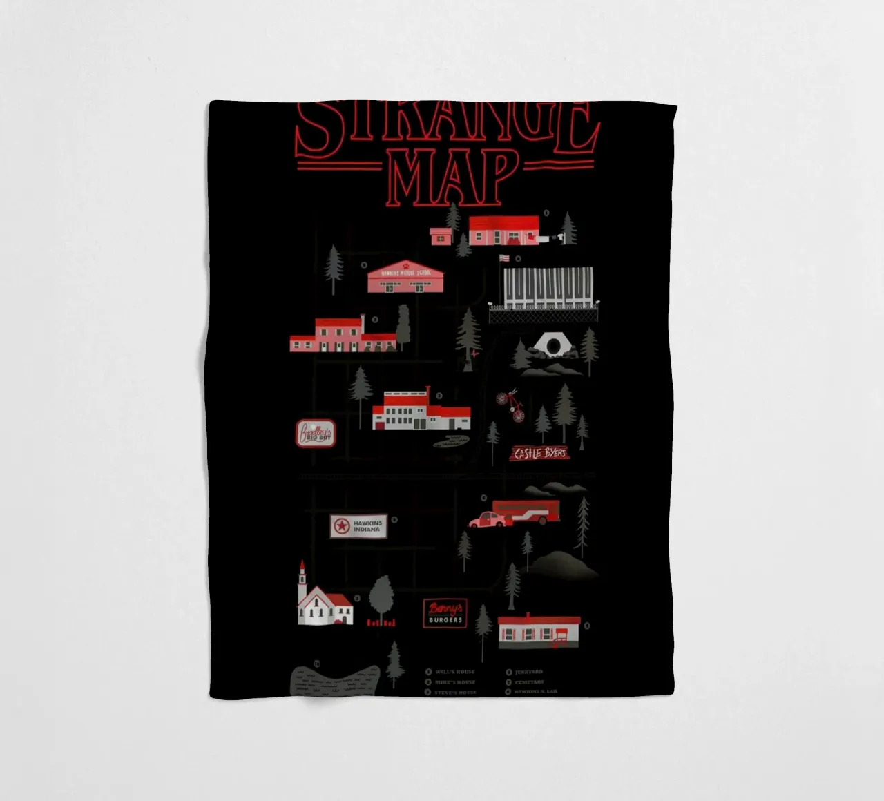 Strange Map coperta in pile da Róbert Farkas