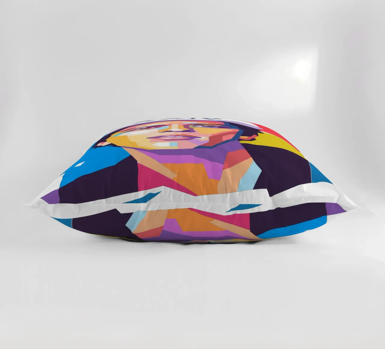 Ritratto pop art di Bruno Mars cuscino da Hantamrata