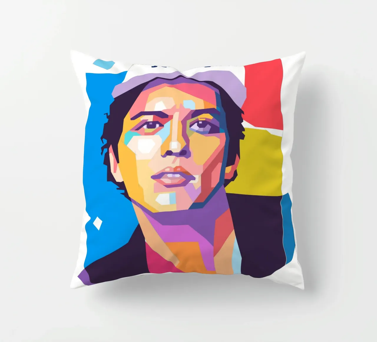 Ritratto pop art di Bruno Mars cuscino da Hantamrata