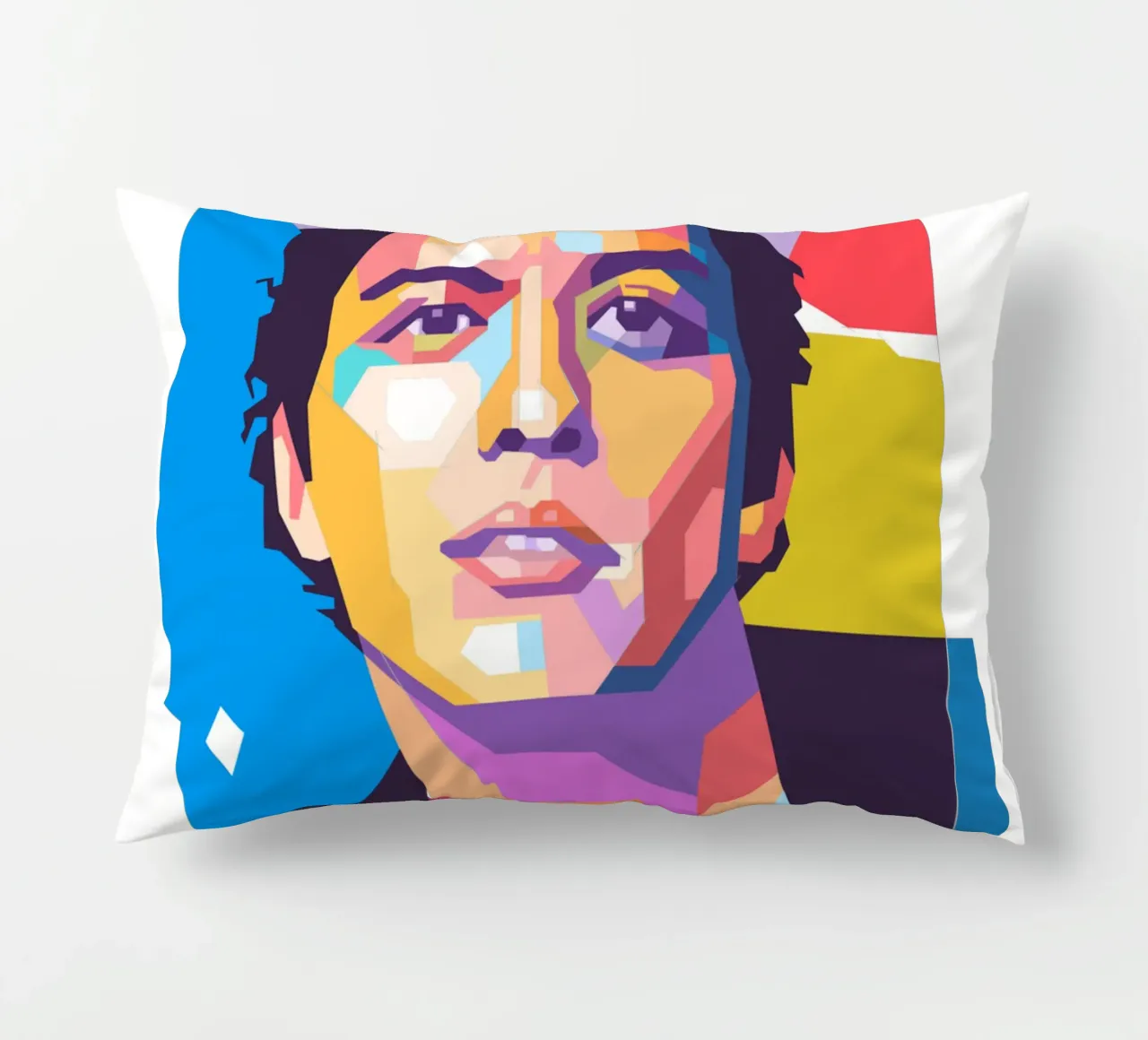 Ritratto pop art di Bruno Mars cuscino da Hantamrata