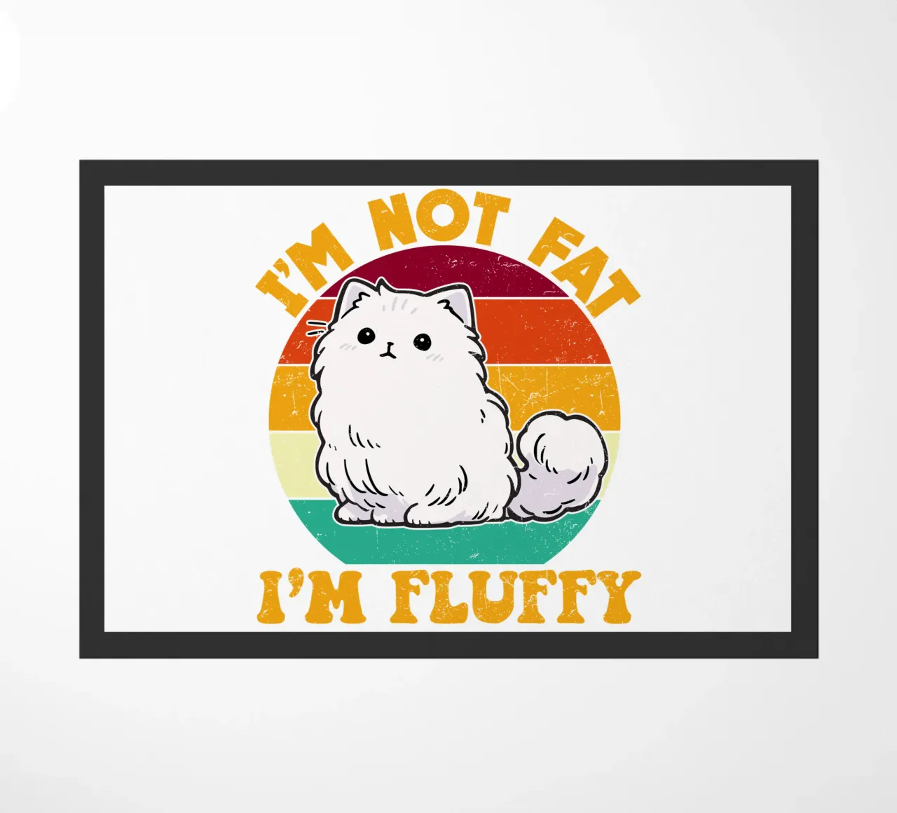 I'M NOT FAT, I'M FLUFFY zerbino da edsonramosart