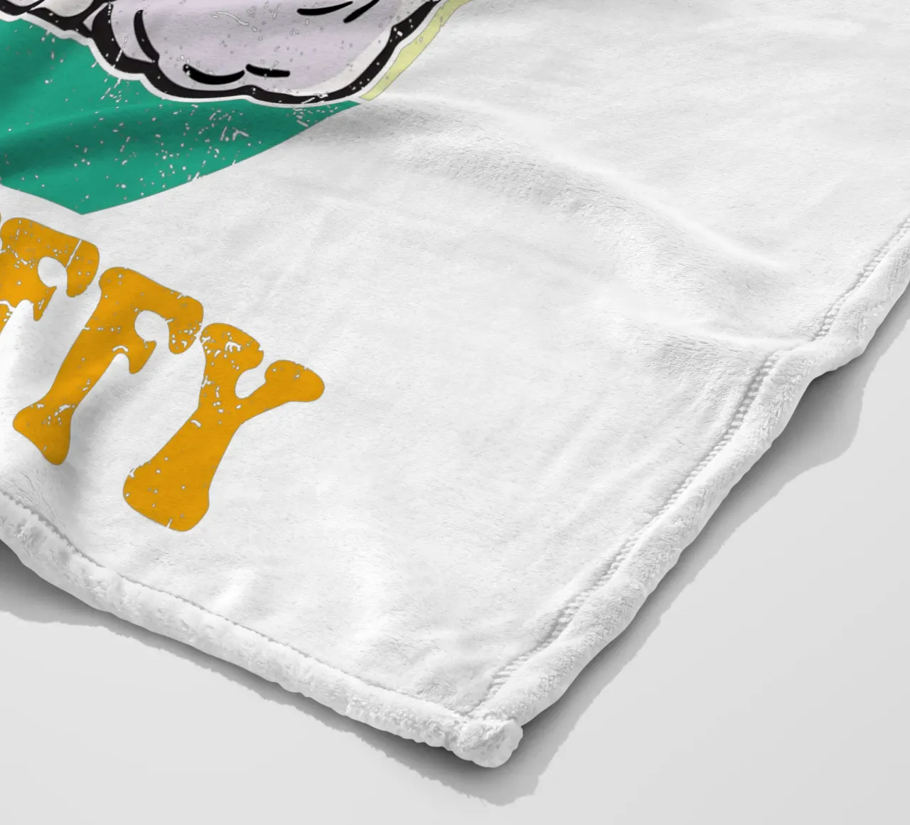 I'M NOT FAT, I'M FLUFFY coperta in pile da edsonramosart