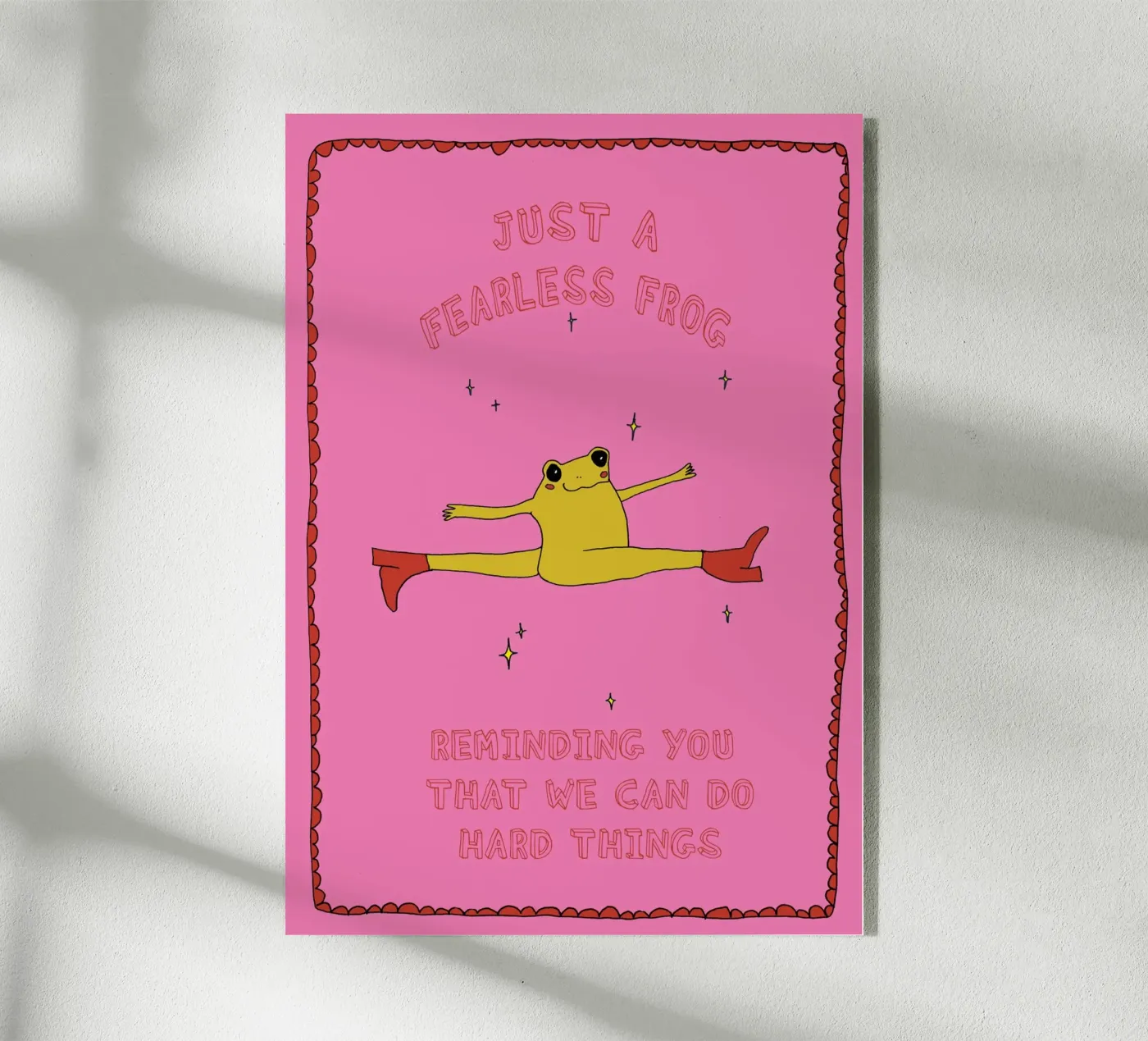 fearless frog plexiglas de thesoulhugclub