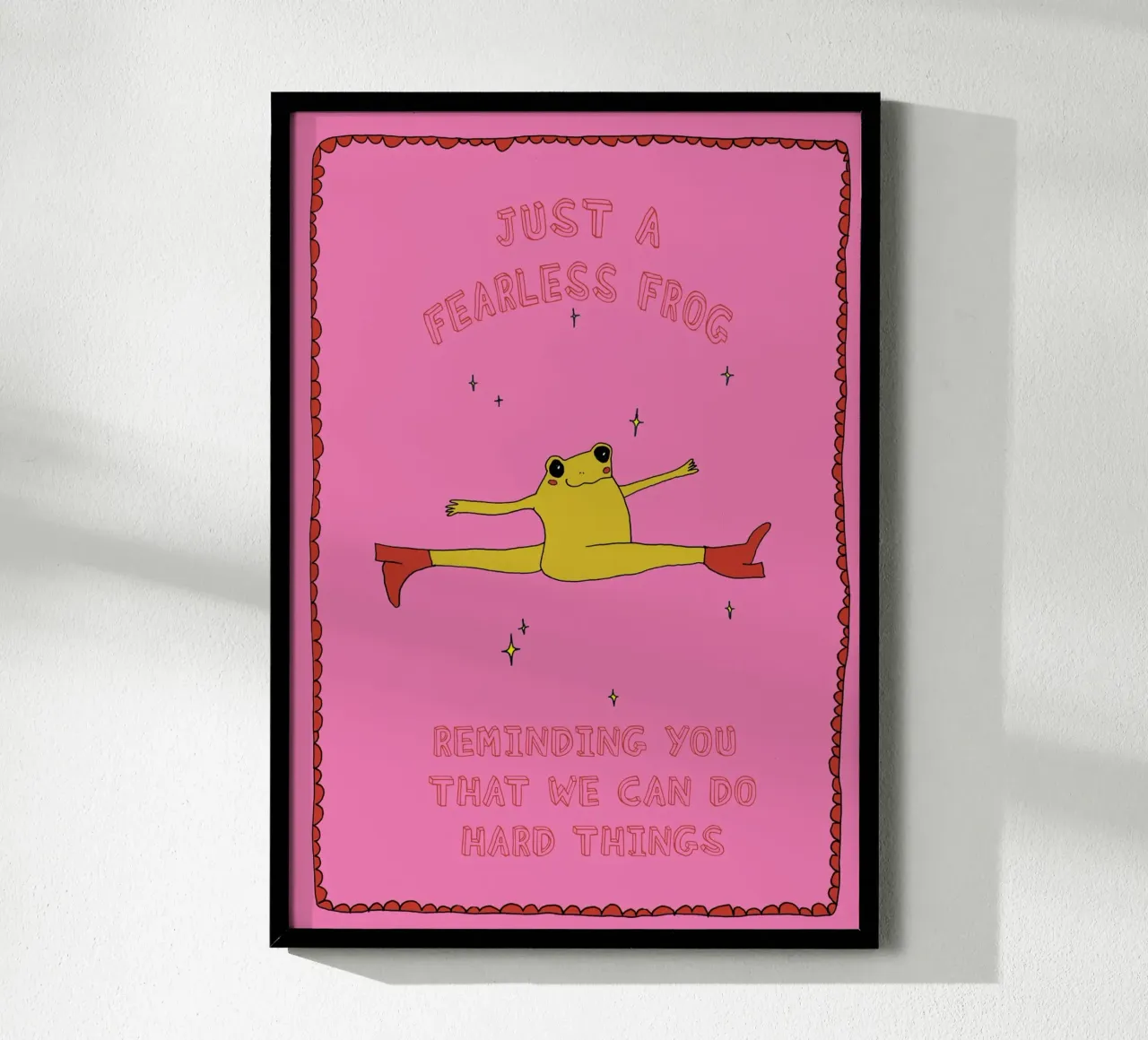 fearless frog poster da thesoulhugclub