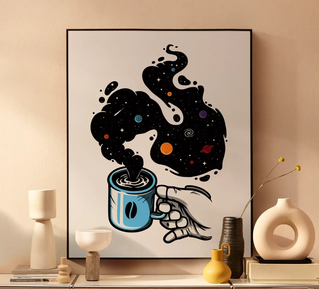 Weltraumkaffee Astronaut Acryl-Glas von LM2KONE