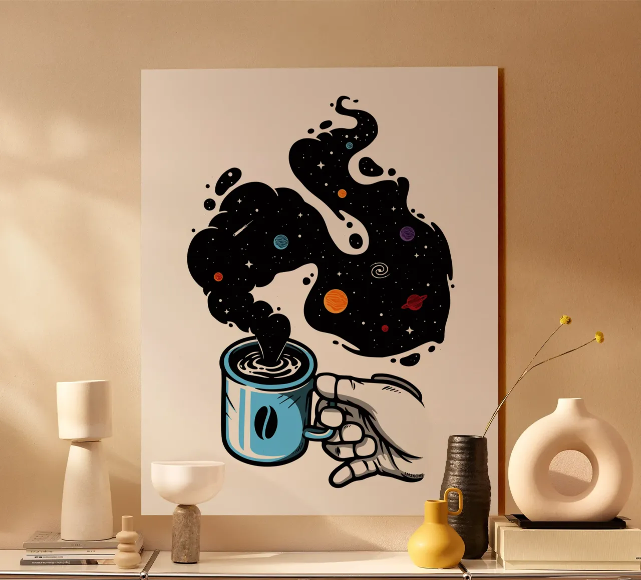Weltraumkaffee Astronaut Acryl-Glas von LM2KONE