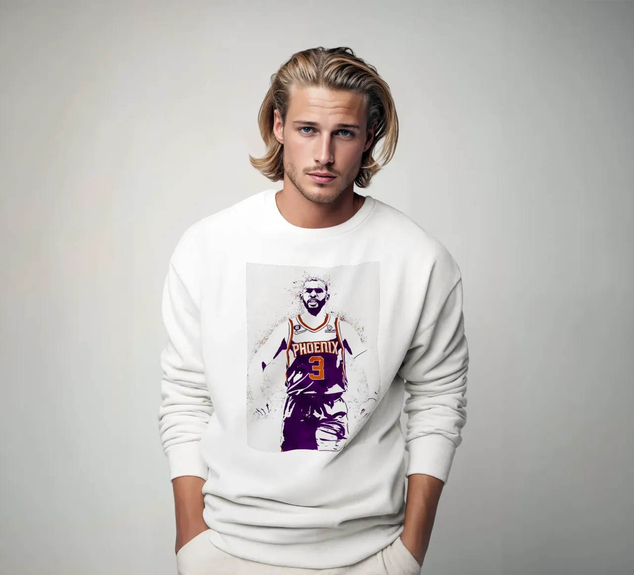 Chris Paul Phoenix Suns 2 felpa da tenten