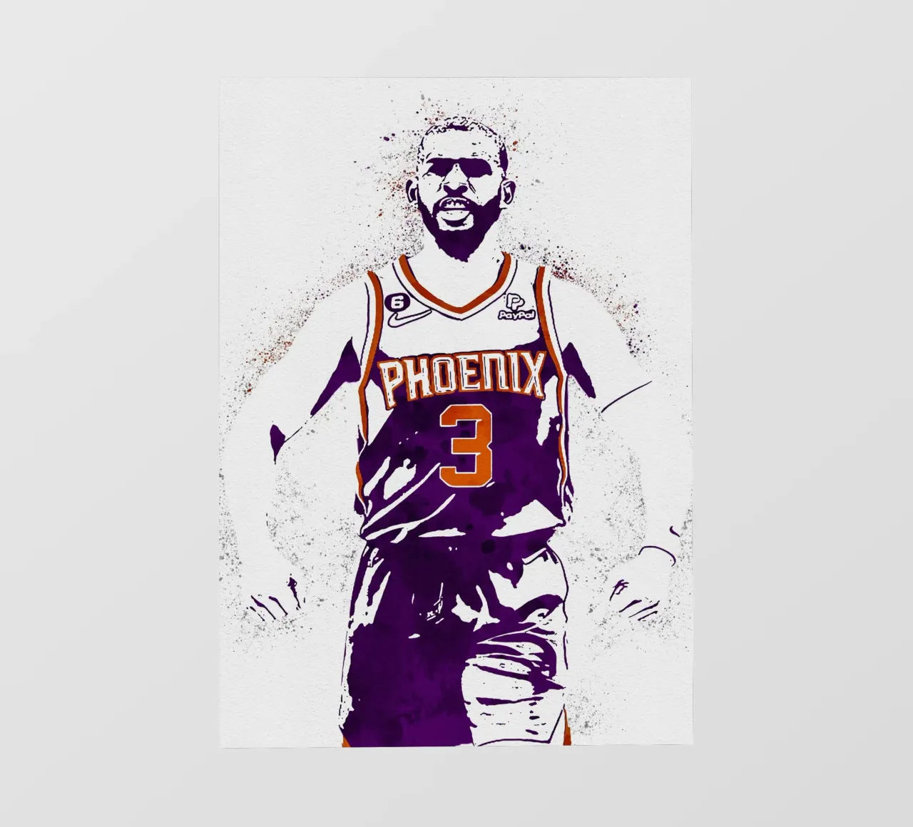 Chris Paul Phoenix Suns 2 pellicola backlit da tenten