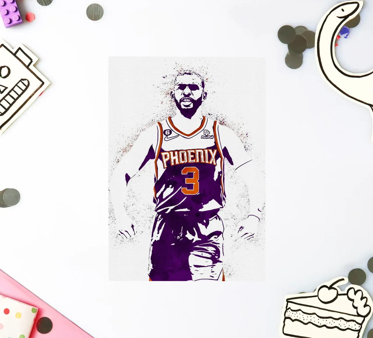 Chris Paul Phoenix Suns 2 autocollant de tenten