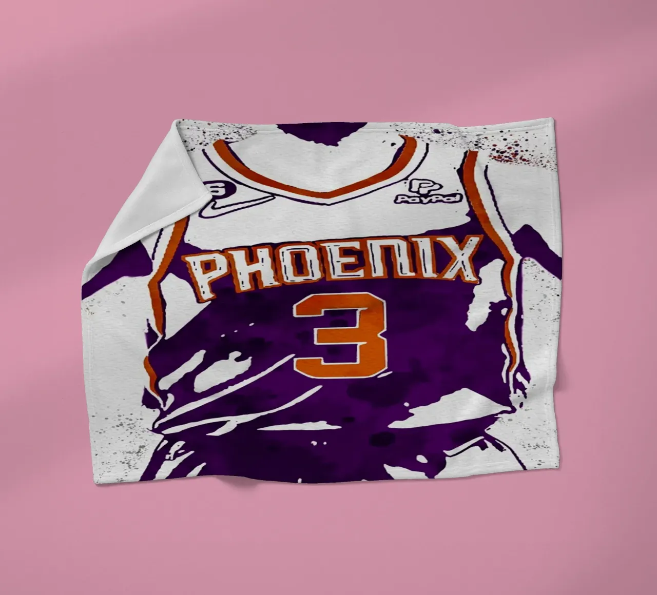 Chris Paul Phoenix Suns 2 coperta in pile da tenten