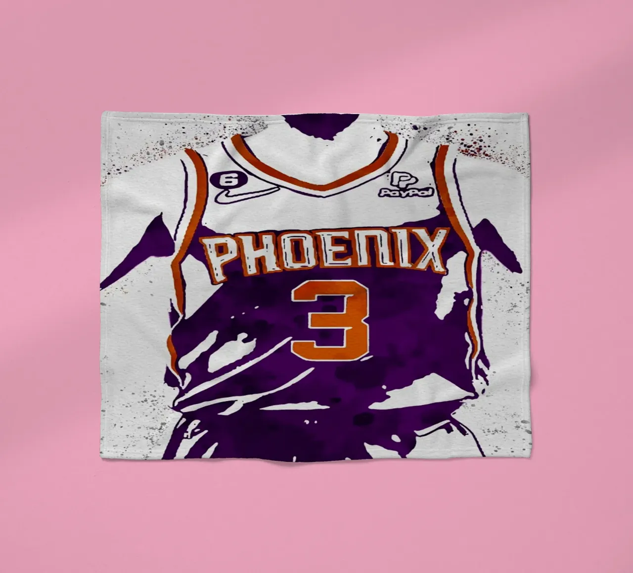 Chris Paul Phoenix Suns 2 coperta in pile da tenten