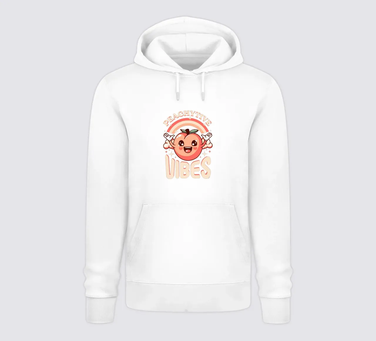 Peachytive Vibes! felpa con cappuccio da LM2KONE