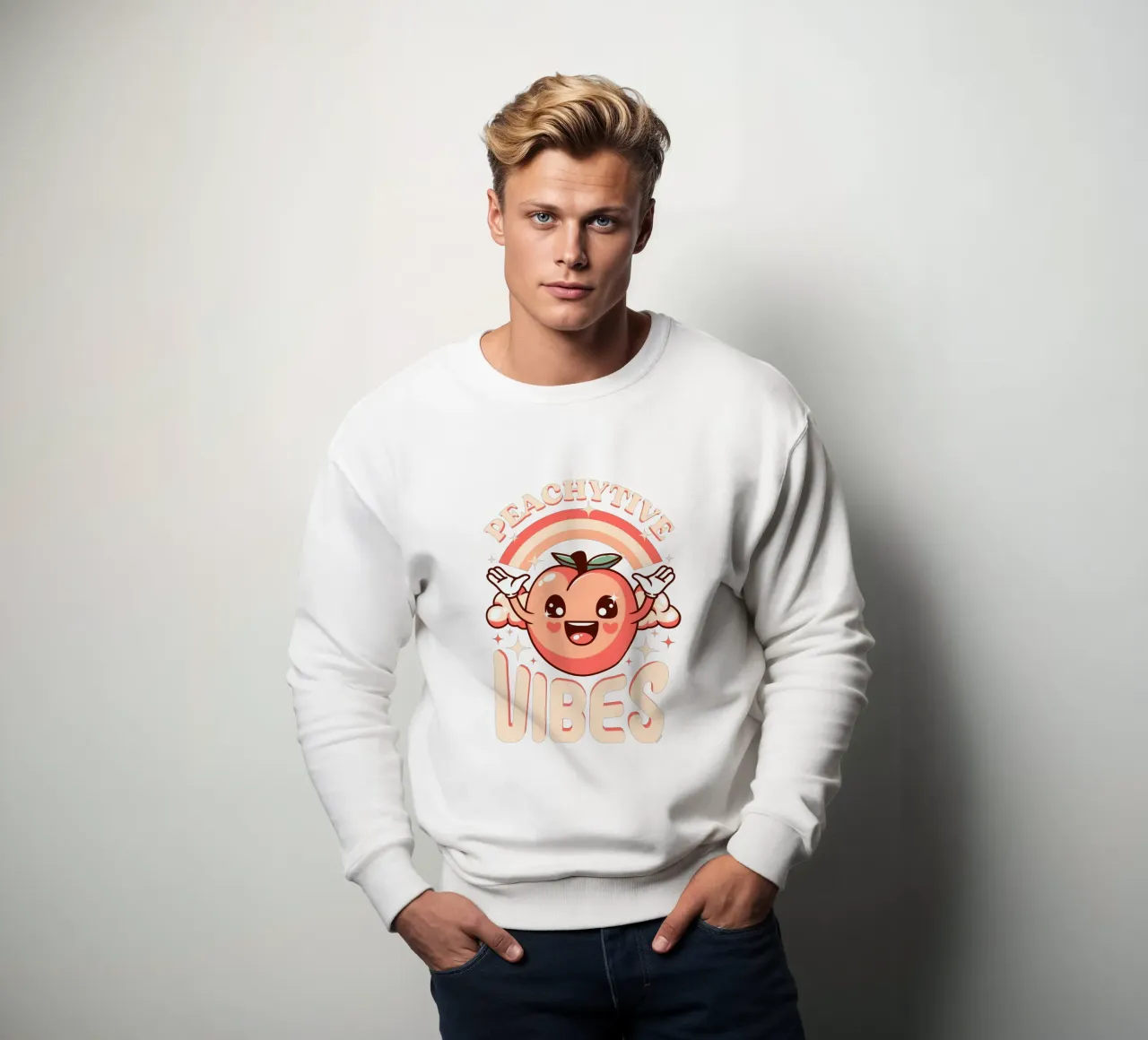 Vrolijke vibraties! sweatshirt van LM2Kone