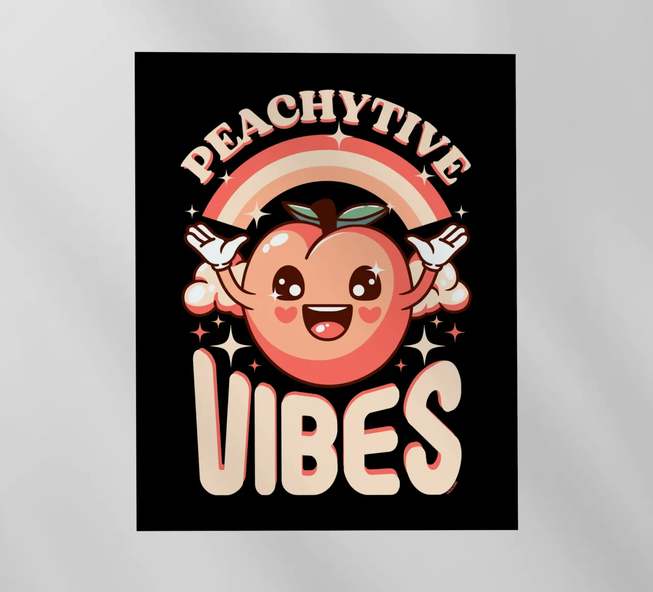 Peachytive Vibes! pellicola backlit da LM2Kone
