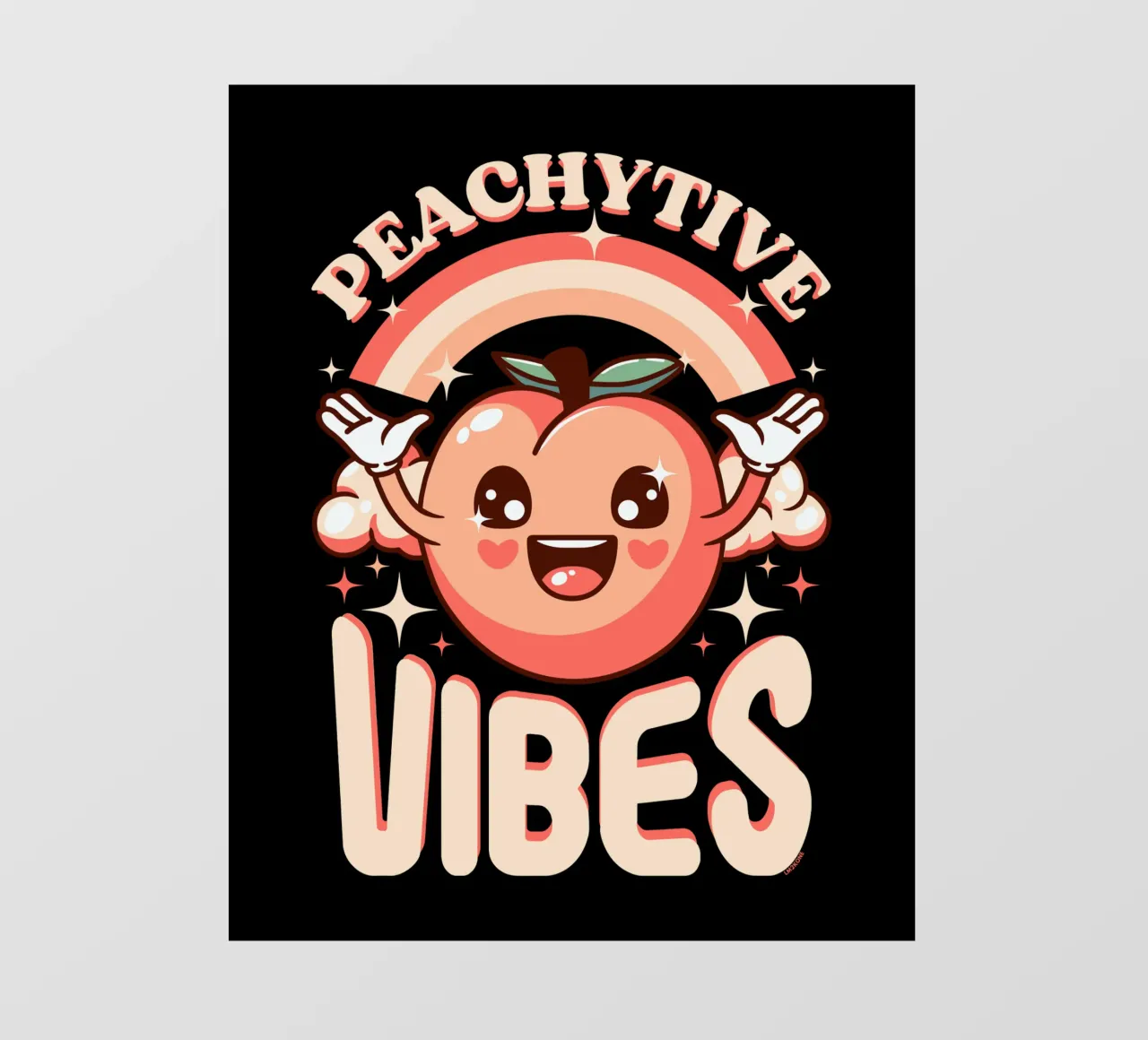 Peachytive Vibes! pellicola backlit da LM2Kone
