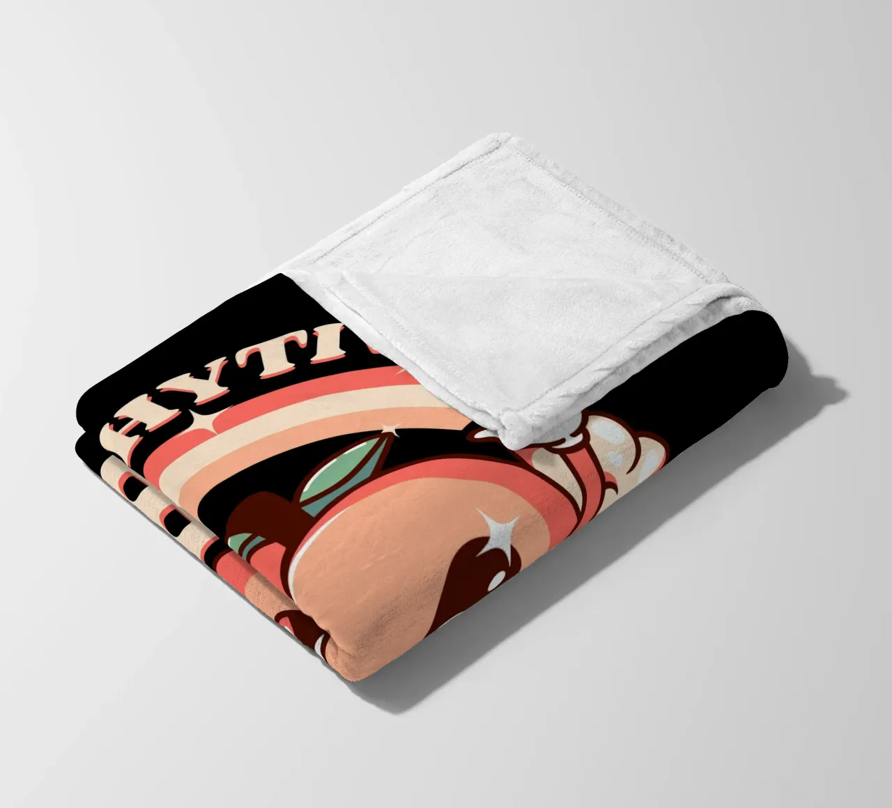 Peachytive Vibes! coperta in pile da LM2KONE