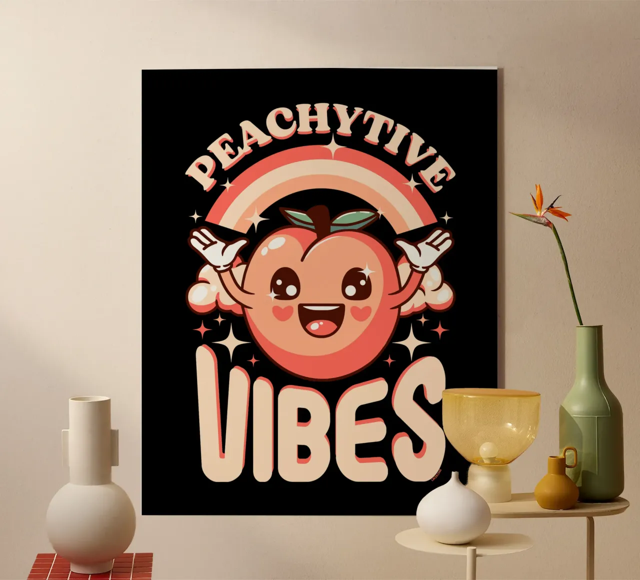 Peachytive Vibes! plexiglass da LM2KONE