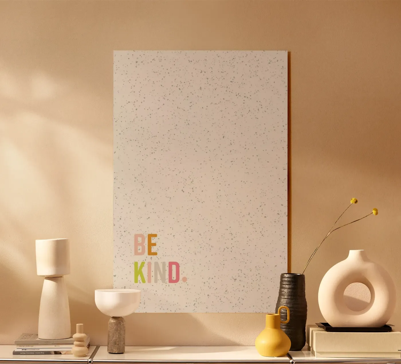 Be Kind acrylic glass by Linda Gobeta