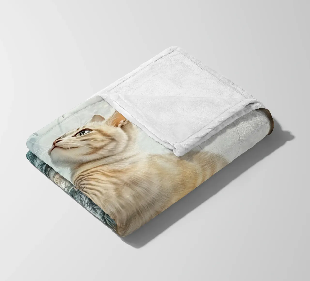 I gatti amano l'albero di Natale 2 coperta in pile da Justyna Jaszke JBJart