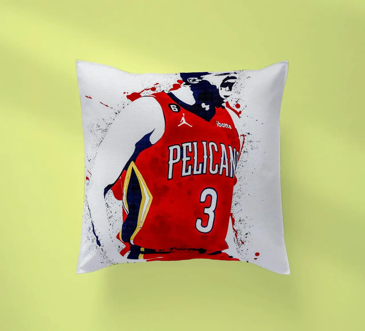 CJ McCollum New Orleans Pelicans cuscino da tenten