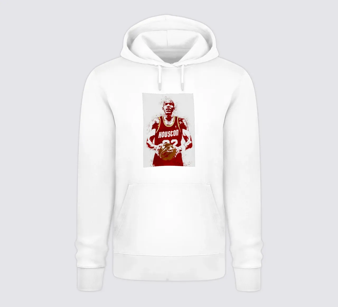 Clyde Drexler  Houston Rockets felpa con cappuccio da tenten