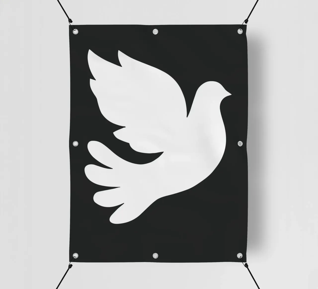 Peace and freedom telo in pvc da edsonramosart