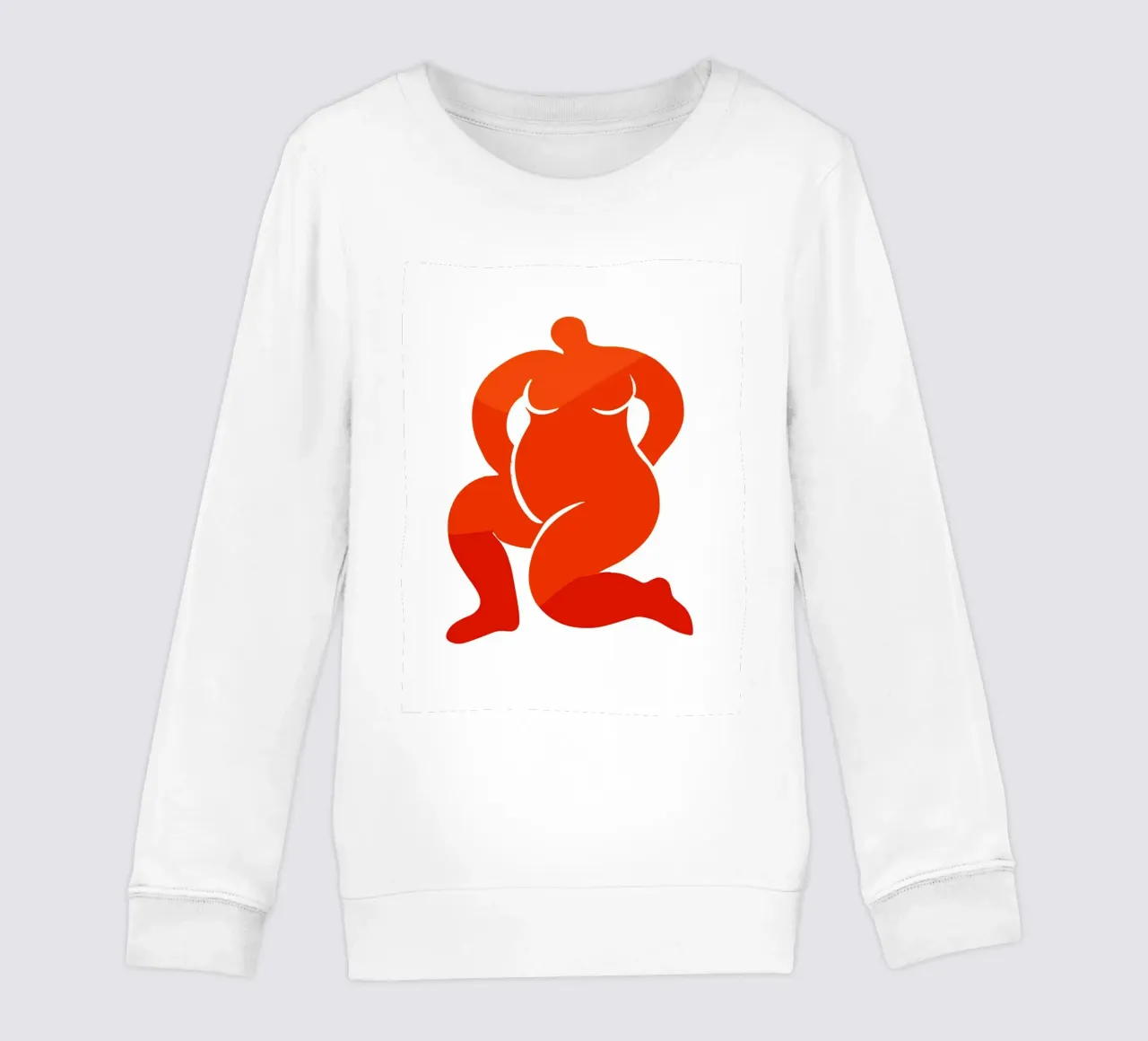 Body positivity felpa bambino da edsonramosart