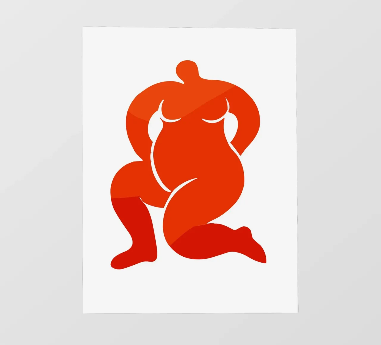 Body positivity telo in pvc da edsonramosart