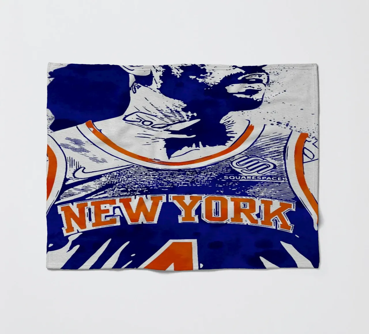 Derrick Rose New York Knicks coperta in pile da tenten