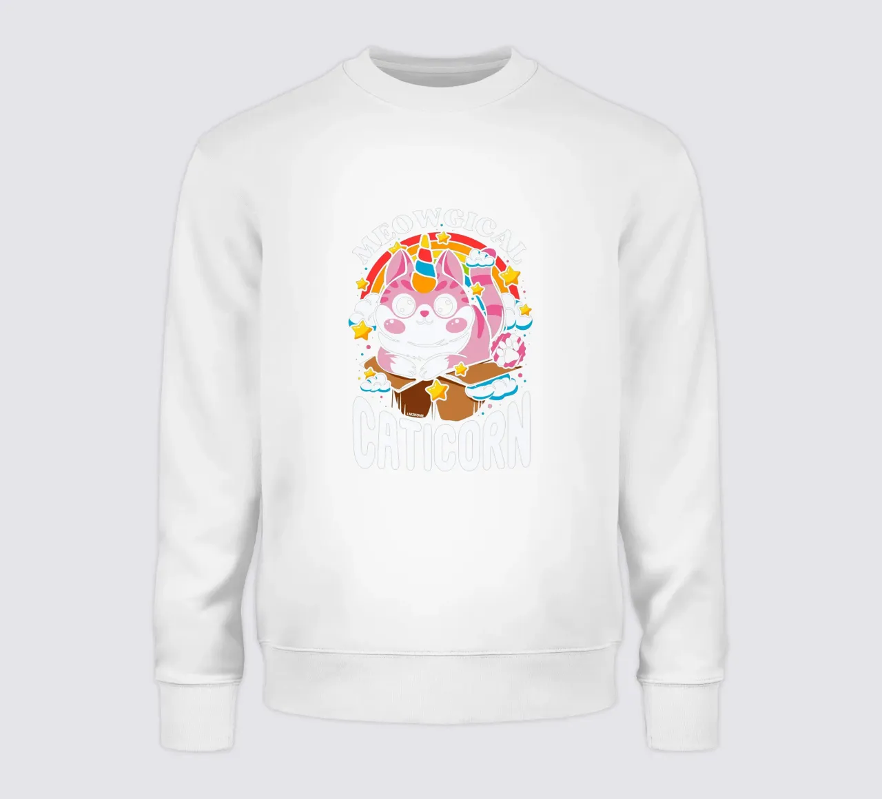 Meowgical Caticorn sweatshirt by LM2Kone