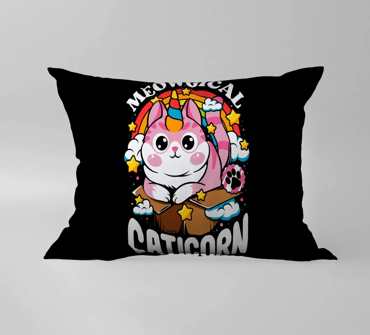 Meowgical Caticorn cuscino da LM2KONE