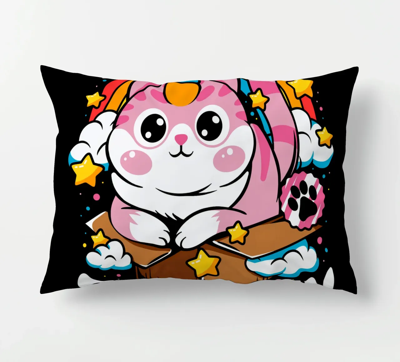 Meowgical Caticorn cuscino da LM2KONE