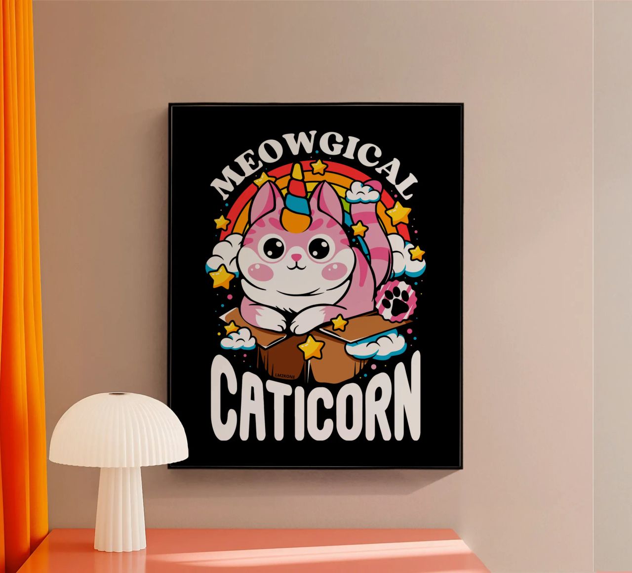 Meowgical Caticorn plexiglass da LM2KONE